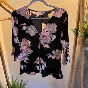 Flower Print Blouse